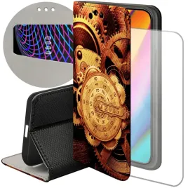 etui-z-klapka-do-motorola-moto-g42-wzory-zegary-czas-zegarmistrz-szklo