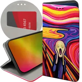 etui-z-klapka-do-xiaomi-poco-c40-wzory-krzyk-munch-edvard-scream-futeral
