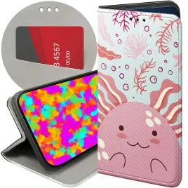 etui-z-klapka-do-realme-8-5g-wzory-axolotl-aksolotl-z-aksolotlem-futeral