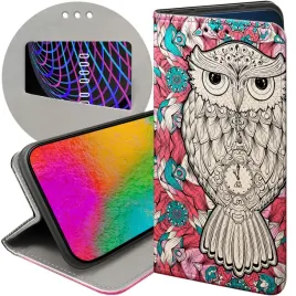 etui-z-klapka-do-iphone-xr-wzory-sowa-sowka-sowy-futeral-pokrowiec-case