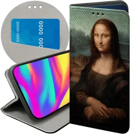 etui-z-klapka-do-xiaomi-redmi-note-7-wzory-leonardo-da-vinci-mona-lasiczka