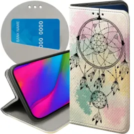 etui-z-klapka-do-xiaomi-redmi-note-8-pro-wzory-boho-lapacz-snow-piora-case