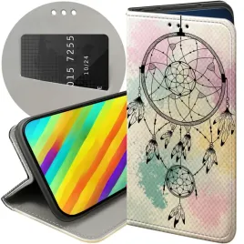 etui-z-klapka-do-iphone-14-pro-wzory-boho-lapacz-snow-piora-futeral-case