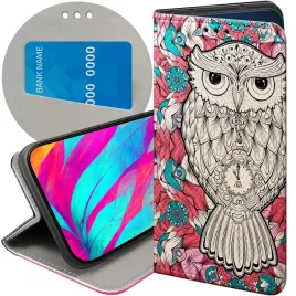etui-z-klapka-do-realme-8-5g-wzory-sowa-sowka-sowy-futeral-pokrowiec-case