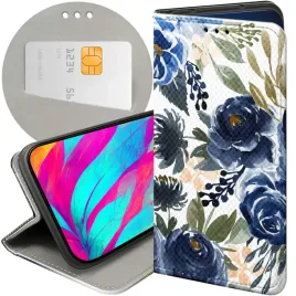 etui-z-klapka-do-xiaomi-redmi-9t-poco-m3-wzory-kwiaty-kwieciste-flower