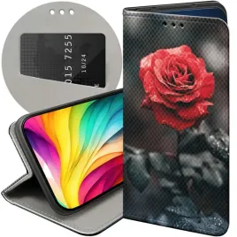 etui-z-klapka-do-xiaomi-13-pro-wzory-roza-z-roza-rose-futeral-pokrowiec