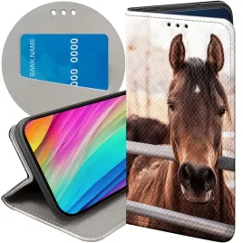 etui-z-klapka-do-iphone-14-pro-wzory-konie-kuce-pegazy-futeral-pokrowiec