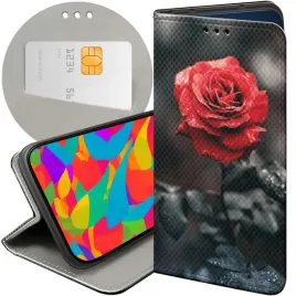 etui-z-klapka-do-huawei-p20-lite-wzory-roza-z-roza-rose-futeral-pokrowiec