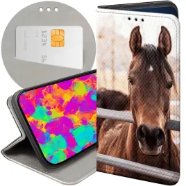 etui-z-klapka-do-iphone-xr-wzory-konie-kuce-pegazy-futeral-pokrowiec-case