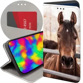 etui-z-klapka-do-iphone-11-wzory-konie-kuce-pegazy-futeral-pokrowiec-case