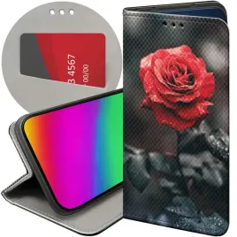 etui-z-klapka-do-xiaomi-redmi-note-8t-wzory-roza-z-roza-rose-futeral-case
