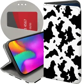 etui-z-klapka-do-xiaomi-poco-c40-wzory-krowa-laty-plamki-futeral-pokrowiec