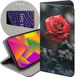 etui-z-klapka-do-samsung-galaxy-a41-wzory-roza-z-roza-rose-futeral-case