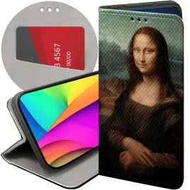 etui-z-klapka-do-xiaomi-redmi-note-9-wzory-leonardo-da-vinci-mona-lasiczka