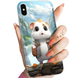 etui-do-iphone-x-xs-wzory-chomiki-szynszyle-myszowate-obudowa-pokrowiec