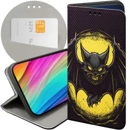 etui-z-klapka-do-realme-8-5g-wzory-nietoperz-bat-futeral-pokrowiec-case