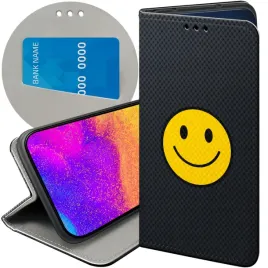etui-z-klapka-do-realme-8-5g-wzory-usmiech-smile-emoji-futeral-pokrowiec