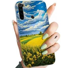 etui-do-xiaomi-redmi-note-8-wzory-chmury-niebo-blekit-obudowa-pokrowiec