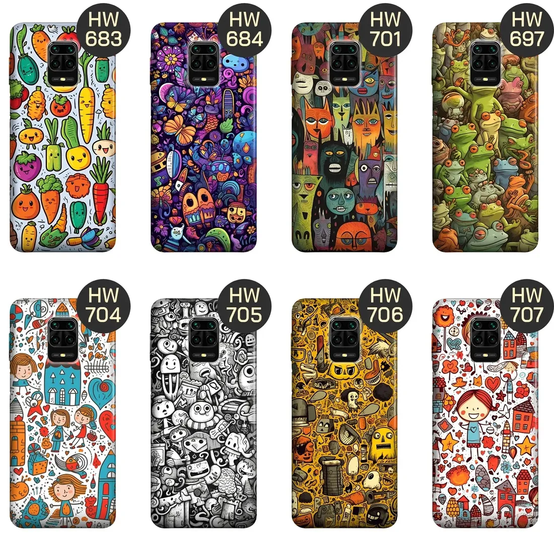etui-do-xiaomi-redmi-note-9-pro-9-pro-max-note-9s-wzory-doodle-potwory