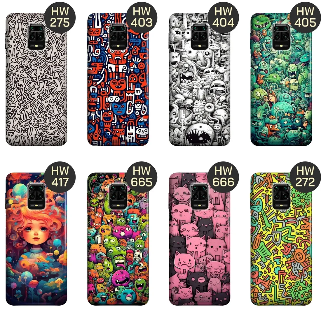 etui-do-xiaomi-redmi-note-9-pro-9-pro-max-note-9s-wzory-doodle-potwory