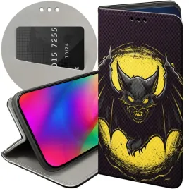 etui-z-klapka-do-samsung-galaxy-s22-wzory-nietoperz-bat-futeral-pokrowiec
