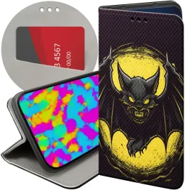 etui-z-klapka-do-iphone-14-wzory-nietoperz-bat-futeral-pokrowiec-case
