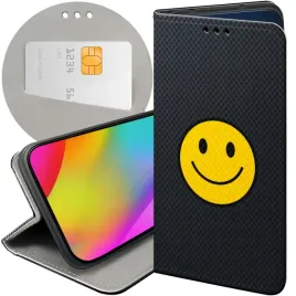 etui-z-klapka-do-realme-c21y-c25y-wzory-usmiech-smile-emoji-futeral-case