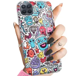 etui-do-oppo-reno-4-lite-wzory-doodle-zwierzeta-potwory-rysunki-obudowa