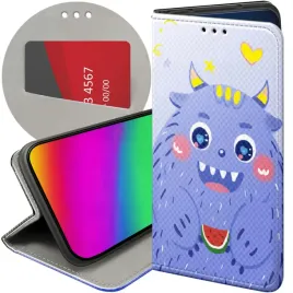 etui-z-klapka-do-oppo-a17-wzory-potwory-potwor-monster-futeral-pokrowiec