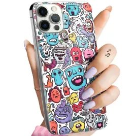 etui-do-iphone-12-12-pro-wzory-doodle-zwierzeta-potwory-rysunki-obudowa