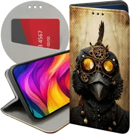 etui-z-klapka-do-xiaomi-redmi-note-8t-wzory-steampunk-maszyny-laboratoria