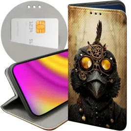 etui-z-klapka-do-motorola-moto-g7-power-wzory-steampunk-maszyny-laboratoria