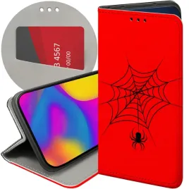 etui-z-klapka-do-samsung-galaxy-a21s-wzory-pajak-spider-pajeczyna-futeral