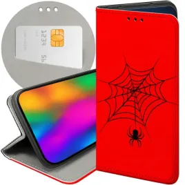 etui-z-klapka-do-iphone-12-mini-wzory-pajak-spider-pajeczyna-futeral-case