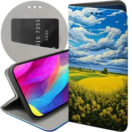 etui-z-klapka-do-realme-8-5g-wzory-chmury-niebo-blekit-futeral-pokrowiec