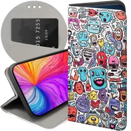 etui-do-samsung-galaxy-a5-2017-wzory-doodle-zwierzeta-potwory-rysunki-case