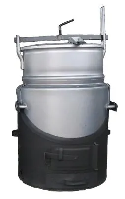 PARNIK Z SZAMOTEM CZARNY 100 L - PARNIK 100