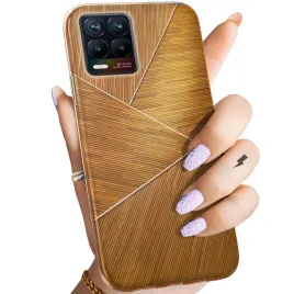 etui-do-realme-8-8-pro-wzory-brazowe-drewniane-brown-obudowa-pokrowiec