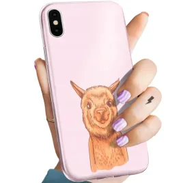 etui-do-iphone-x-xs-wzory-lama-alpaka-andy-obudowa-pokrowiec-case