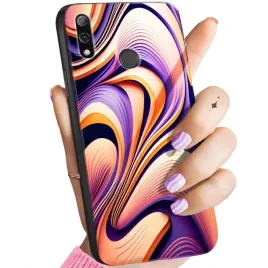 etui-do-huawei-p-smart-2019-wzory-iluzja-kolorowe-abstrakcja-geometryczne