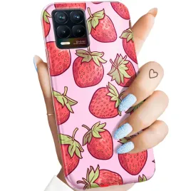 etui-do-realme-8-8-pro-wzory-truskawki-poziomki-owoce-obudowa-pokrowiec