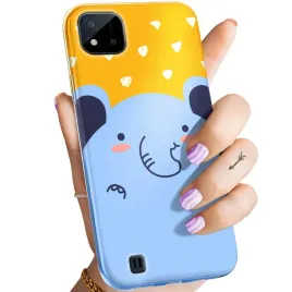 etui-do-realme-c11-2021-c20-wzory-slon-slonie-sloniki-obudowa-pokrowiec
