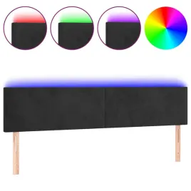 zaglowek-do-lozka-z-led-czarny-200x5x78-88-cm-aksamit