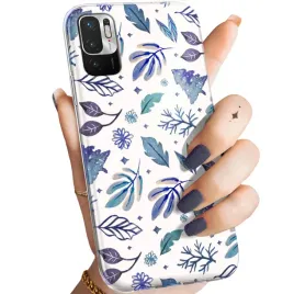 etui-do-xiaomi-redmi-note-10-5g-wzory-zima-snieg-sniezynki-winter-obudowa