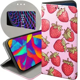 etui-z-klapka-do-samsung-galaxy-a54-5g-wzory-truskawki-poziomki-owoce-case