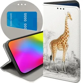 etui-z-klapka-do-samsung-galaxy-a32-4g-wzory-zyrafa-smieszne-sawanna-case