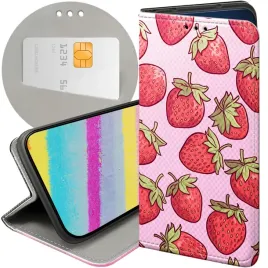 etui-z-klapka-do-xiaomi-redmi-note-8t-wzory-truskawki-poziomki-owoce-case
