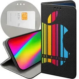 etui-z-klapka-do-xiaomi-redmi-note-8t-wzory-z-jablkiem-jabluszko-futeral