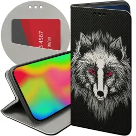 etui-z-klapka-do-realme-8-5g-wzory-wilk-wilkolak-wolf-wilczyca-futeral-case