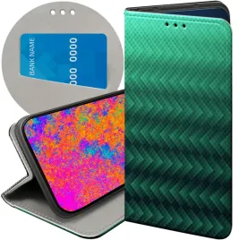 etui-z-klapka-do-oppo-a15-a15s-wzory-zielone-grassy-green-futeral-case